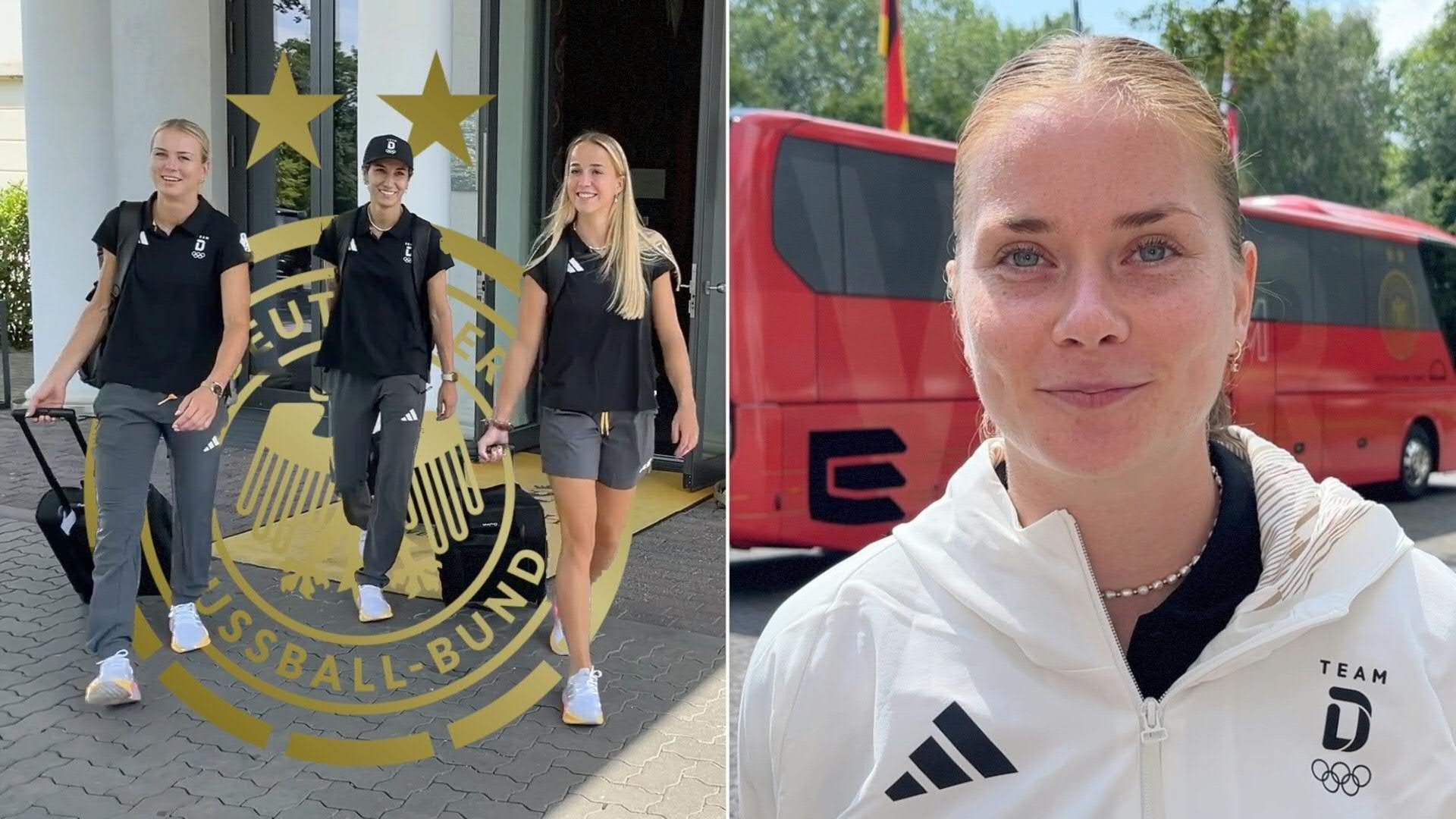 Abfahrt Richtung Olympia: DFB-Frauen starten Medaillenmission