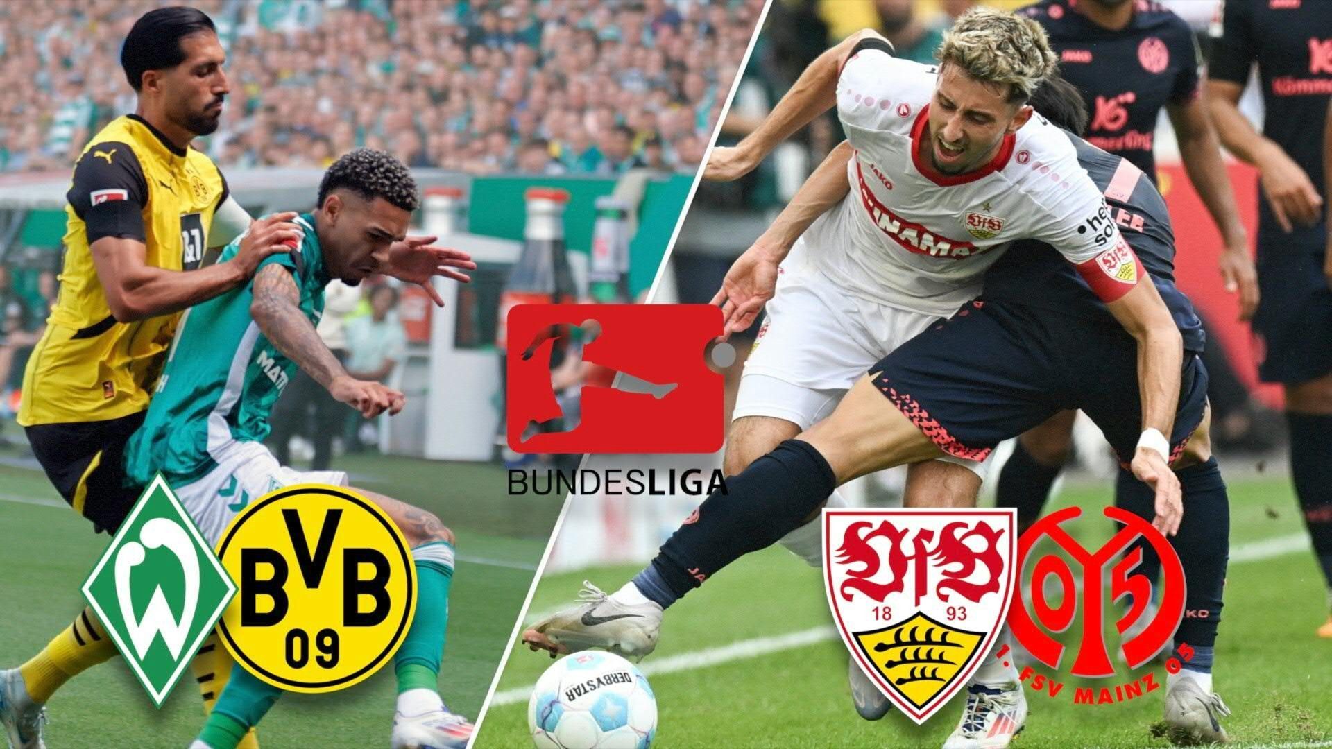 Biederer BVB in Bremen, Mainz klaut Stuttgart den Sieg