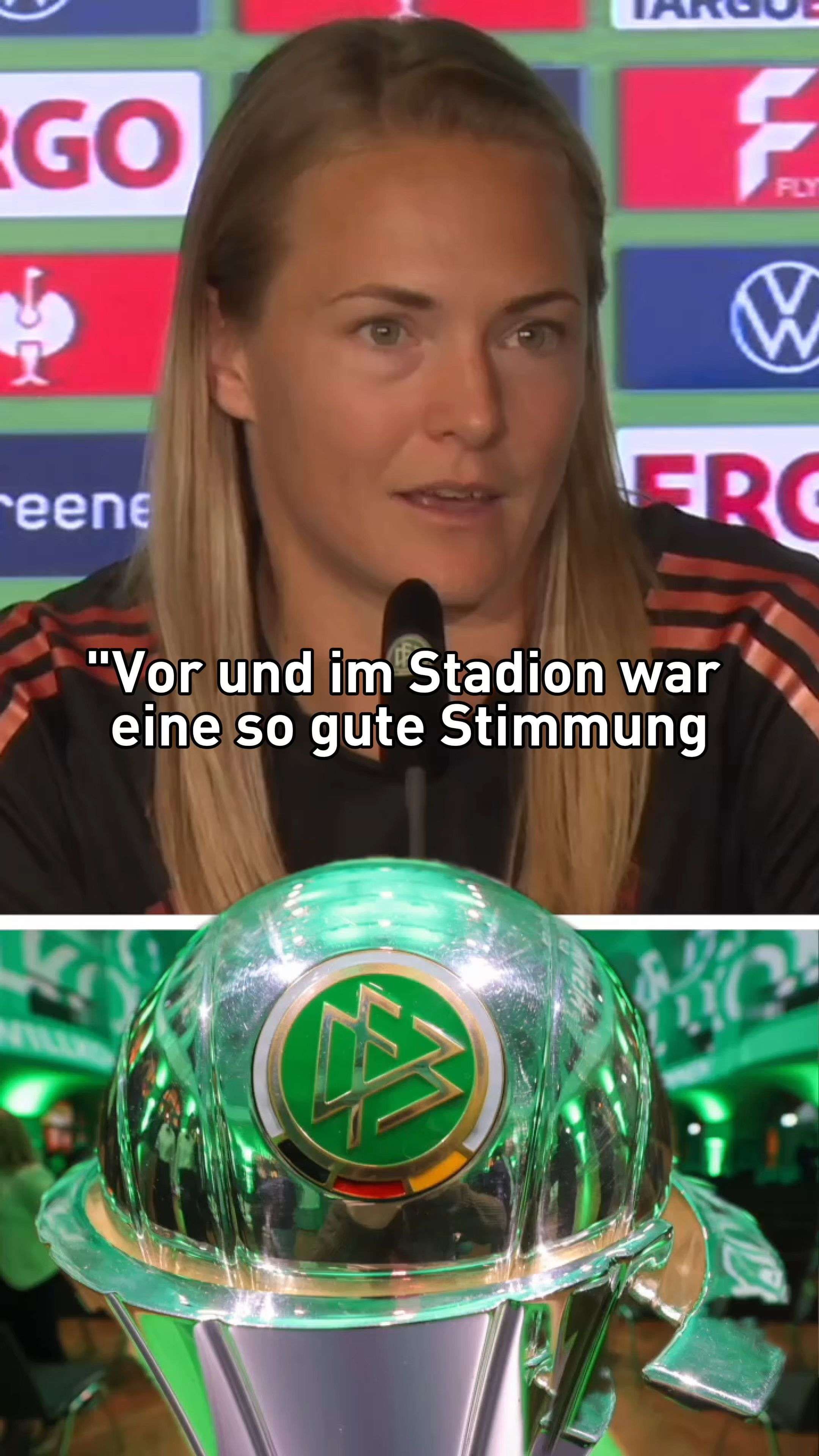 Video: "Außergewöhnlich": Magdalena Eriksson freut sich auf das Pokalfinale