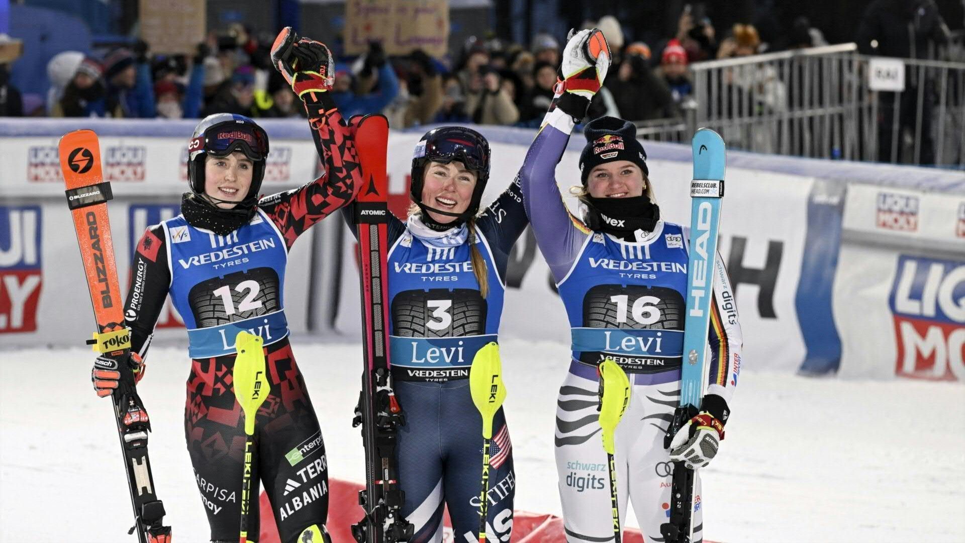 Slalom in Levi: Aicher starke Dritte