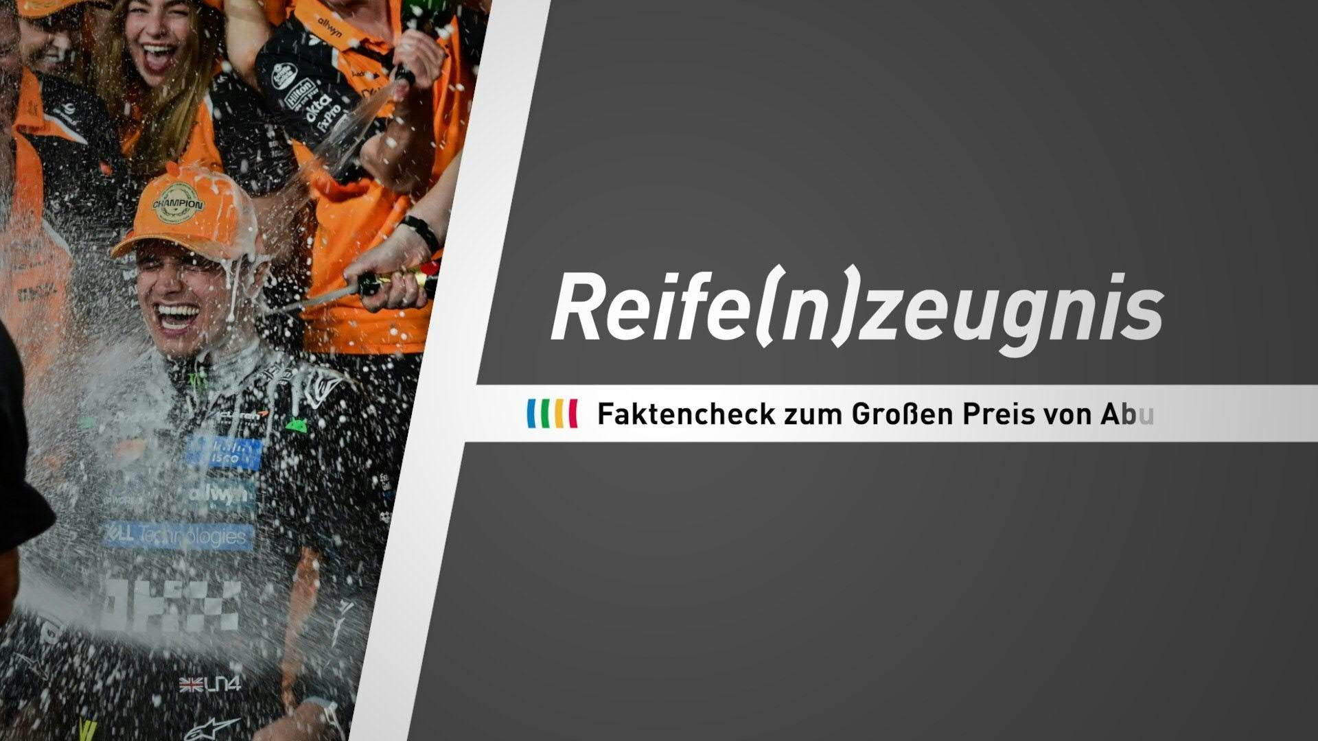 Norris rast zum ersten WM-Titel: Das F1-Reife(n)zeugnis zum GP von Abu Dhabi