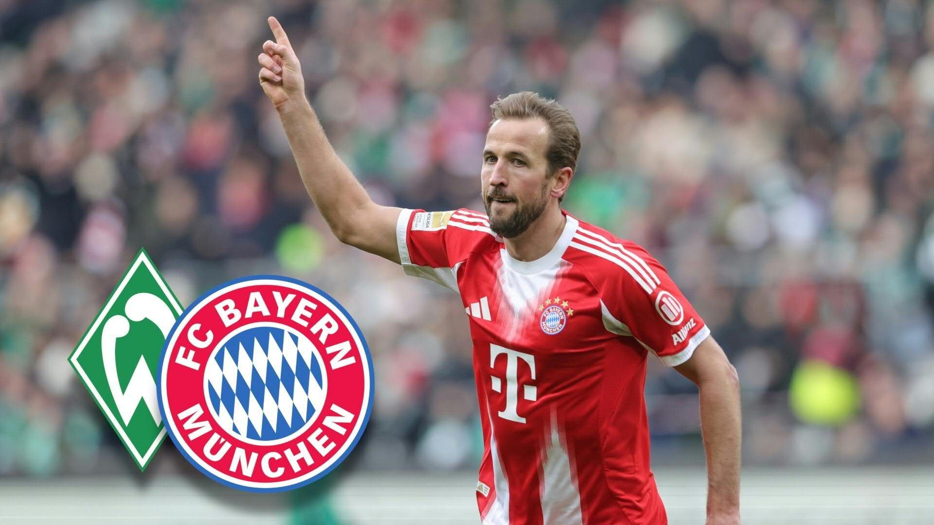 Video: Dank Kane-Doppelpack: Bayern siegt locker in Bremen