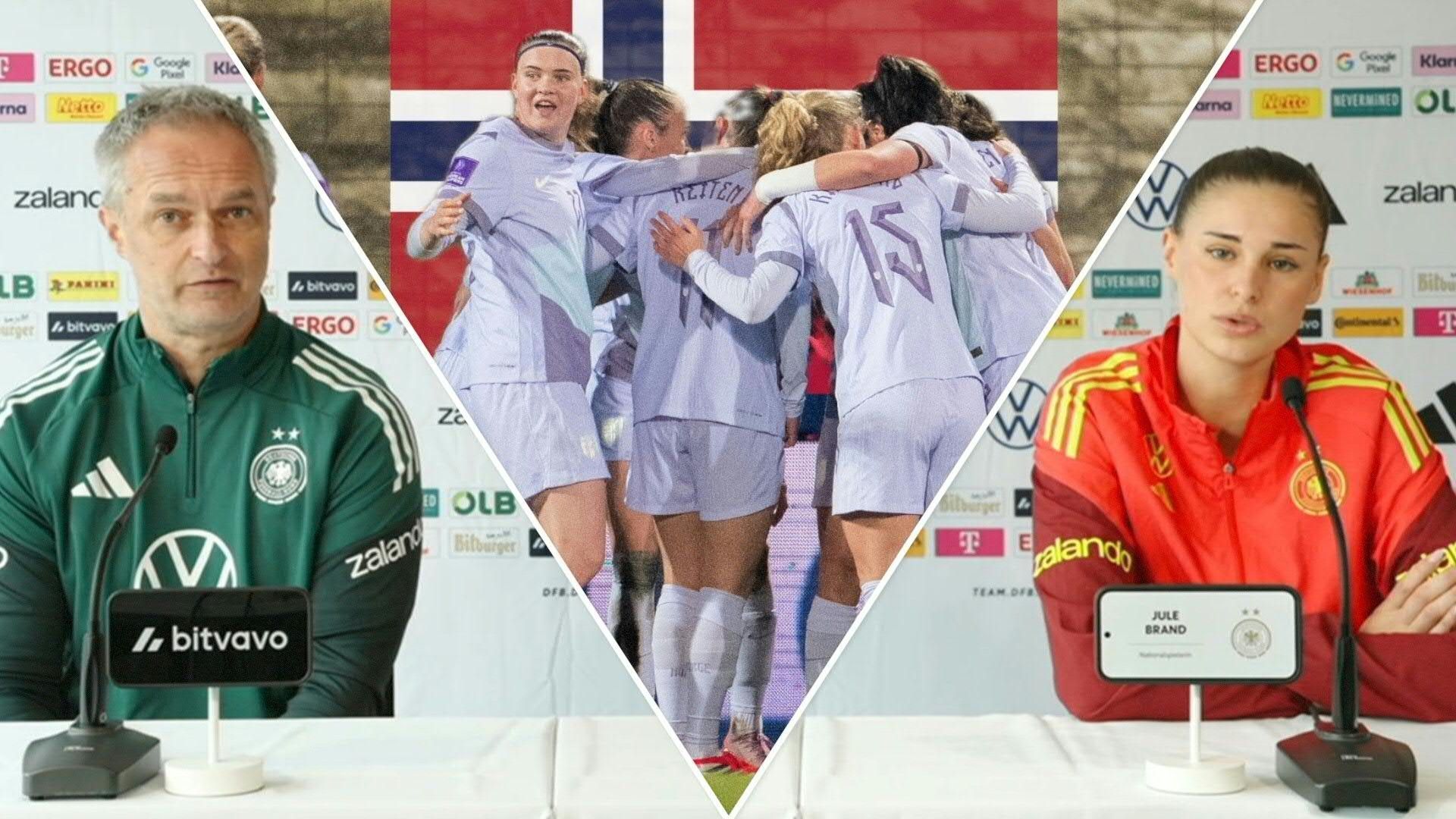 Video: "Müssen gewappnet sein": DFB-Frauen auf Kunstrasen gefordert