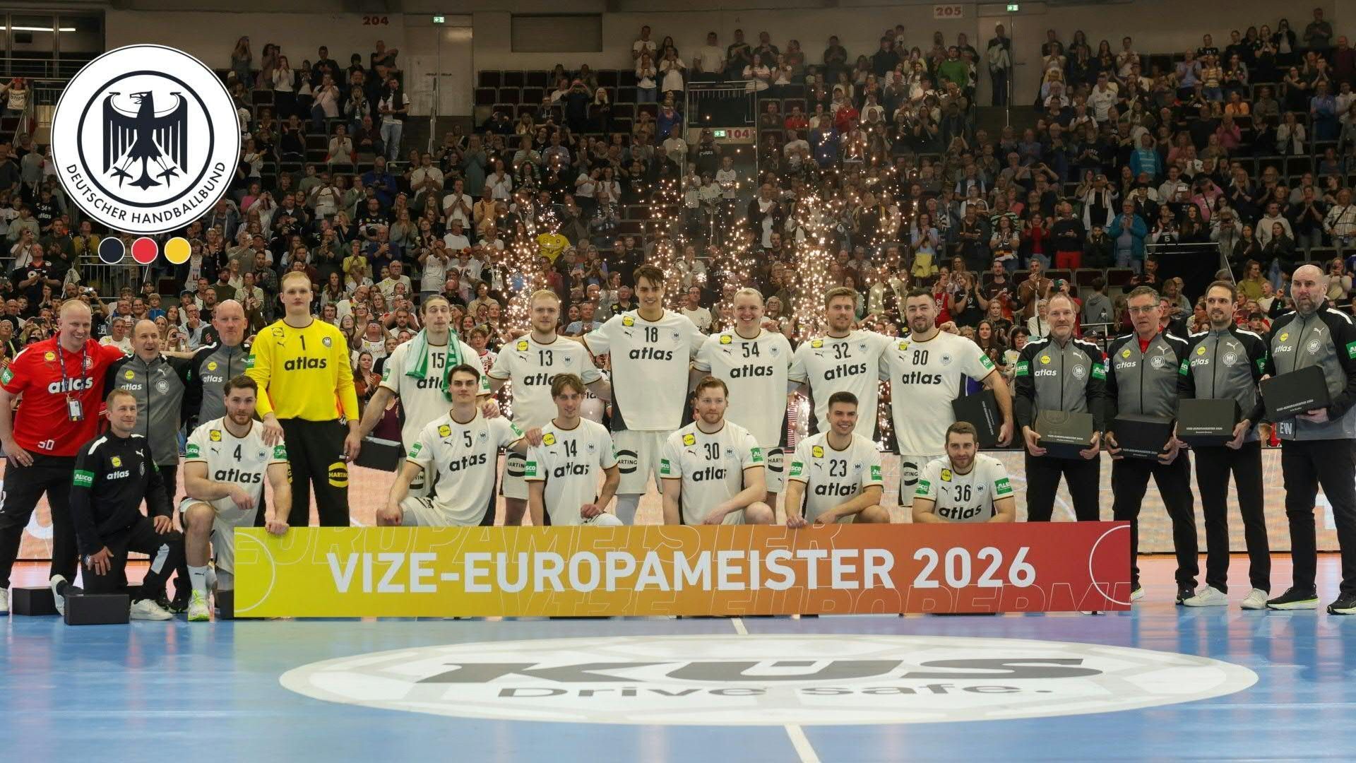 Video: DHB-Männer feiern EM-Silber mit den Fans: "Haben einiges richtig gemacht"