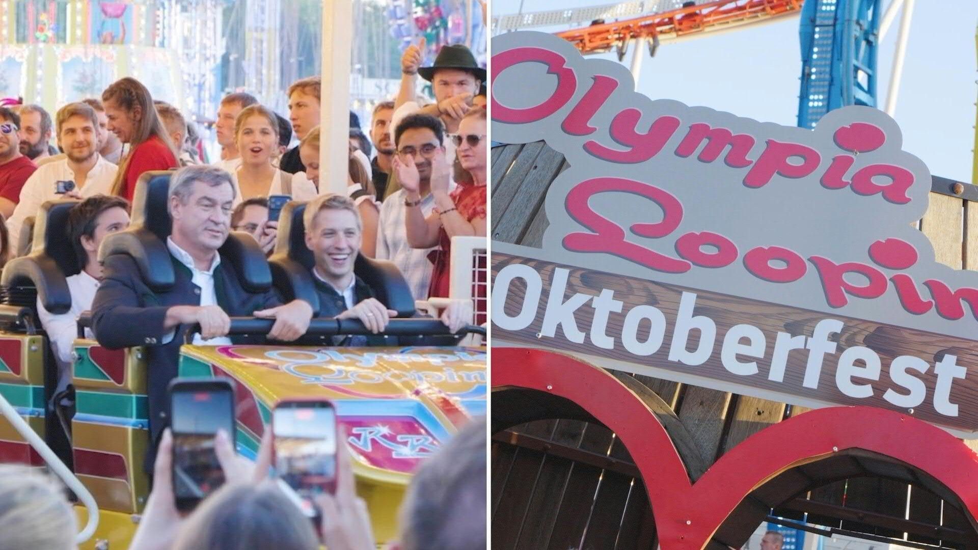 Video: Achterbahnfahrt: Söder und Krause bewältigen "Olympia Looping"