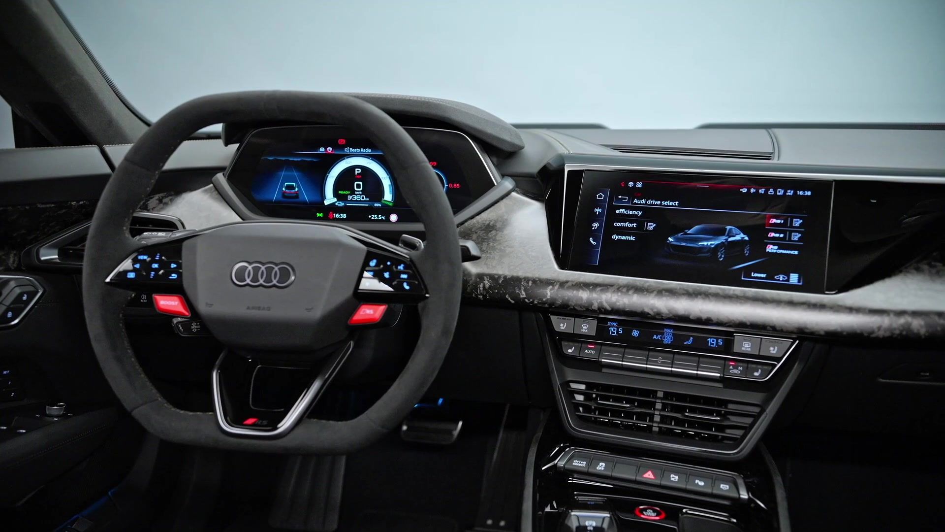 Der neue Audi e-tron GT - Das Interieur - sportliche Attribute und nachhaltige Materialien