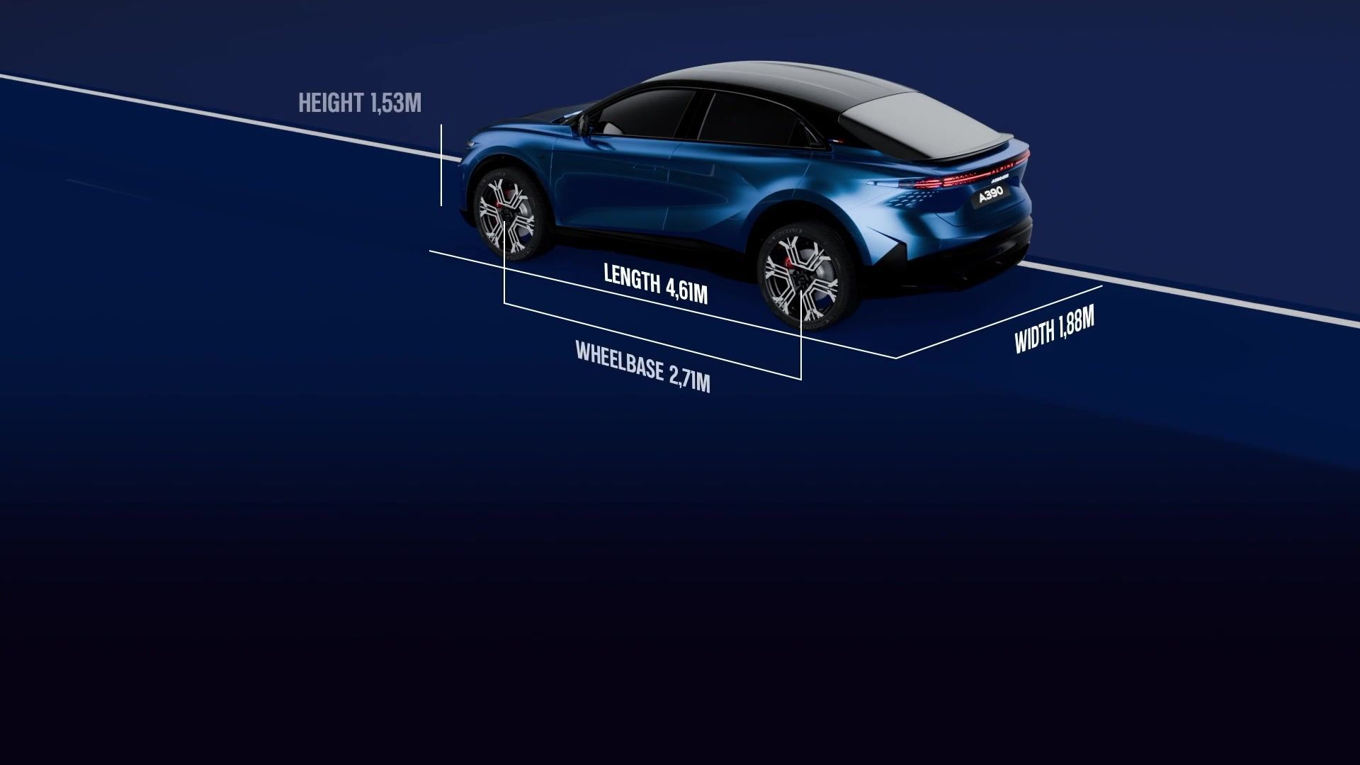 Technical illustration Alpine A390