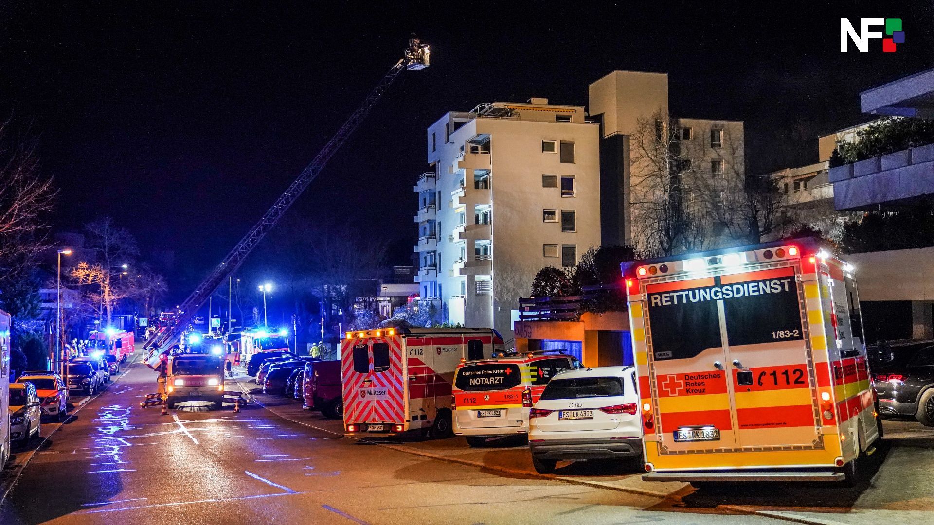 Brennende Akkus im Keller lösen Großeinsatz aus