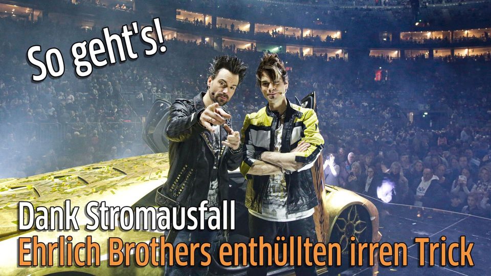 Ehrlich Brothers enthüllten Handtrick in Kölner Lanxess-Arena