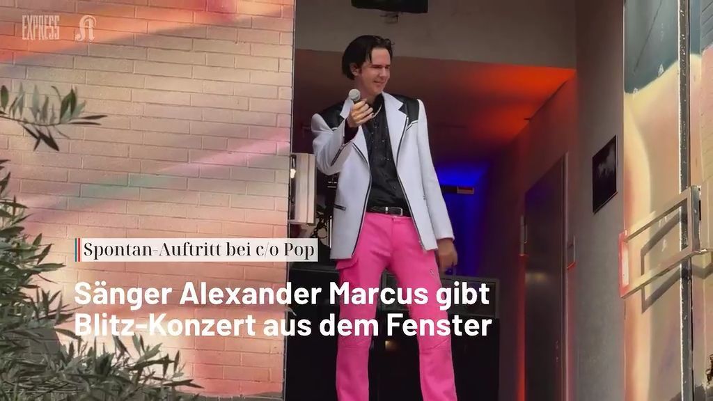 Video: Überraschungskonzert von Alexander Marcus bei der c/o Pop
