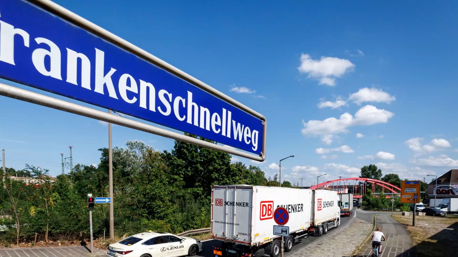 Central Traffic Axis in Nuremberg: This is the Frankenschnellweg