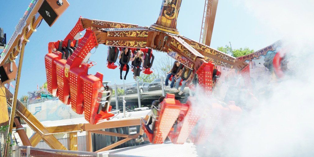 Video: Einsteigen, anschnallen, los geht's: O|N testet die Schützenfest-Attraktionen