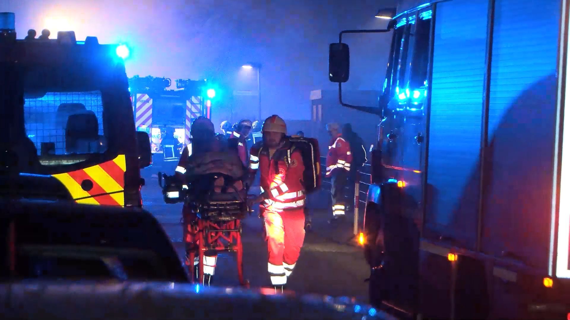 Hochhausbrand in Heddesheim 9. Dezember 2023