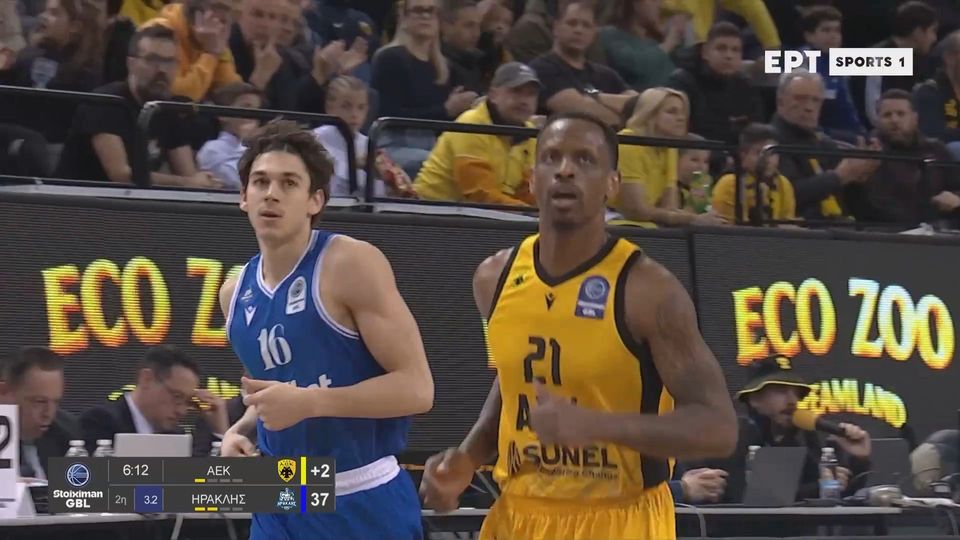 ΑΕΚ – Ηρακλής: Το κρεσέντο του Νάναλι στη δεύτερη περίοδο (VIDEO)