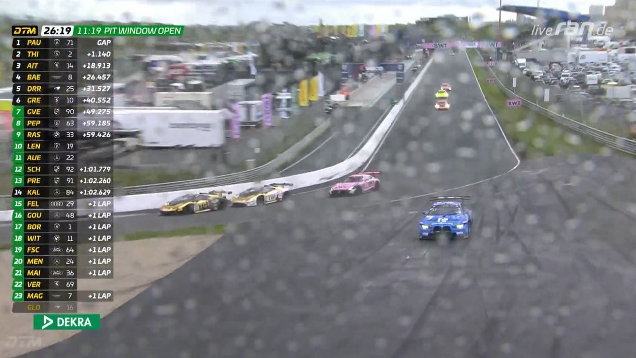 DTM-Highlights: Boxen-Chaos, Crashes und Regen - irres Rennen in Zandvoort