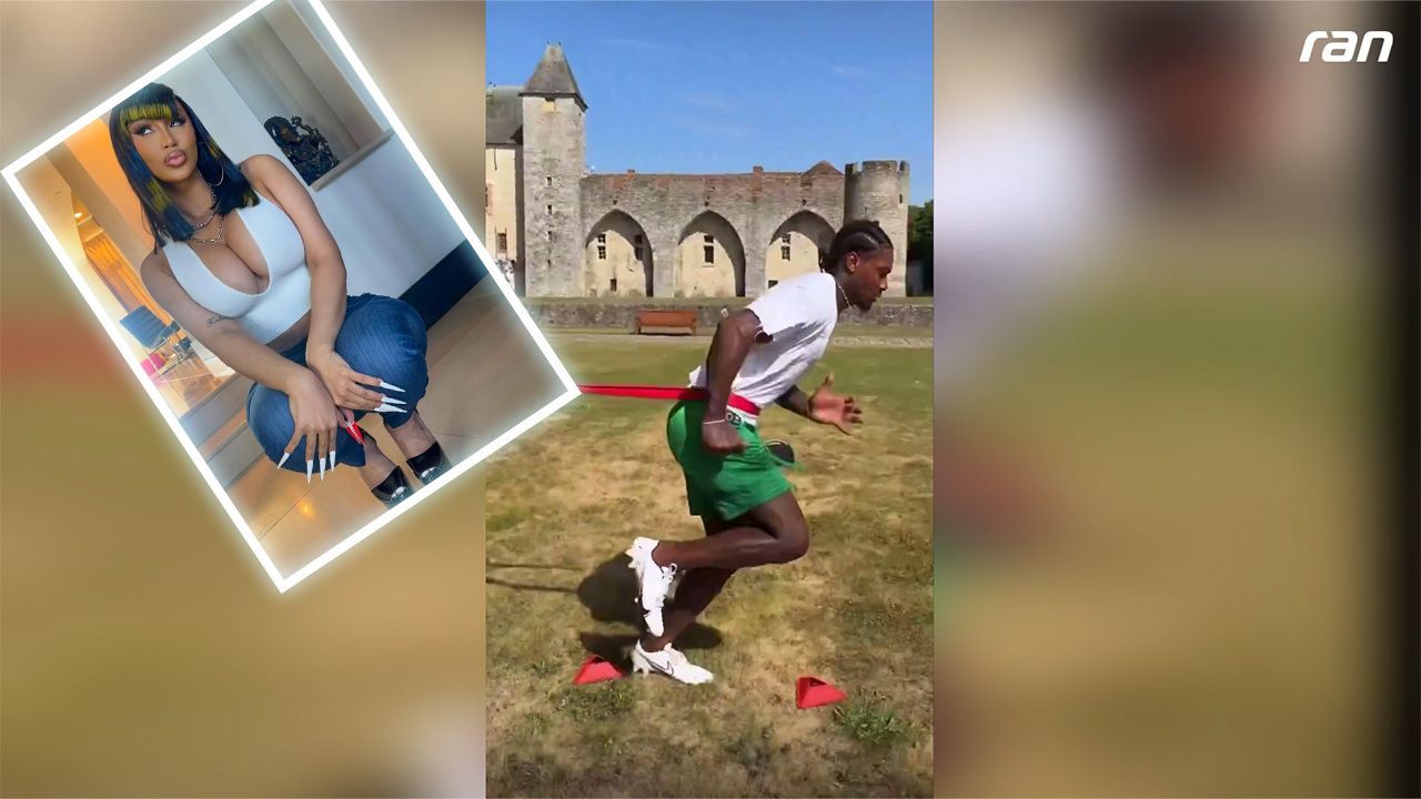 NFL: Trotz Urlaub mit Cardi B! Stefon Diggs trainiert wie wahnsinnig