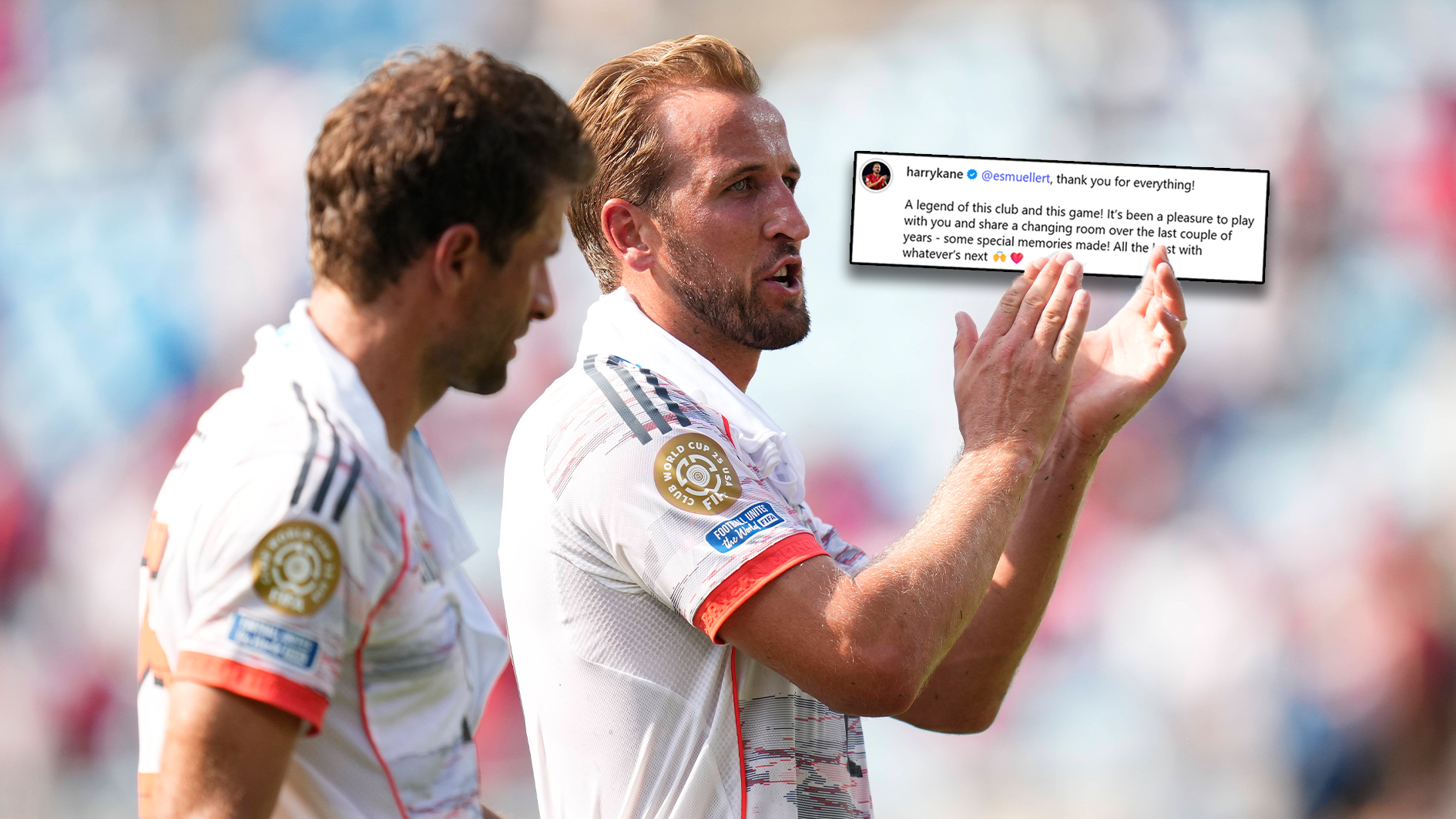 FC Bayern: Thomas Müllers Abschied! Harry Kane mit emotionalem Post