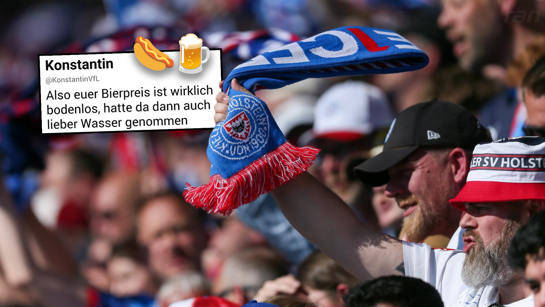 2. Liga: Kiel-Fans boykottieren! Wucher-Preise für Bier und Bratwurst