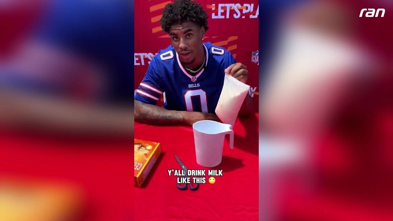 NFL: Bills-Star verzweifelt bei Milch-Challenge komplett