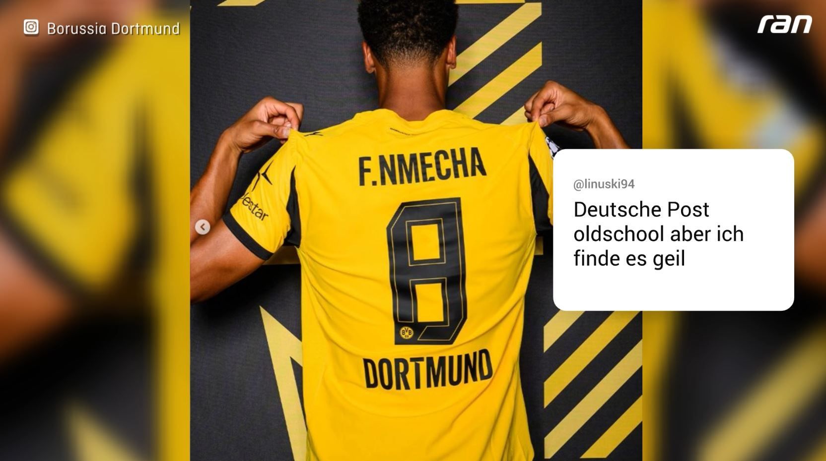 BVB: Sondertrikot ein Renner – „Deutsche Post, aber geil“