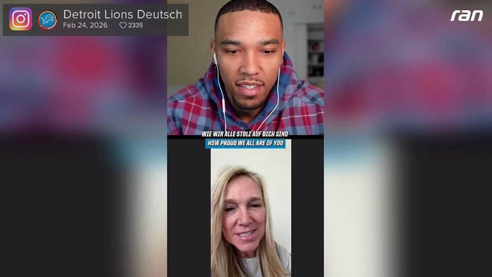 NFL – Lions in München: Amon-Ra St. Brown von Mama überrascht