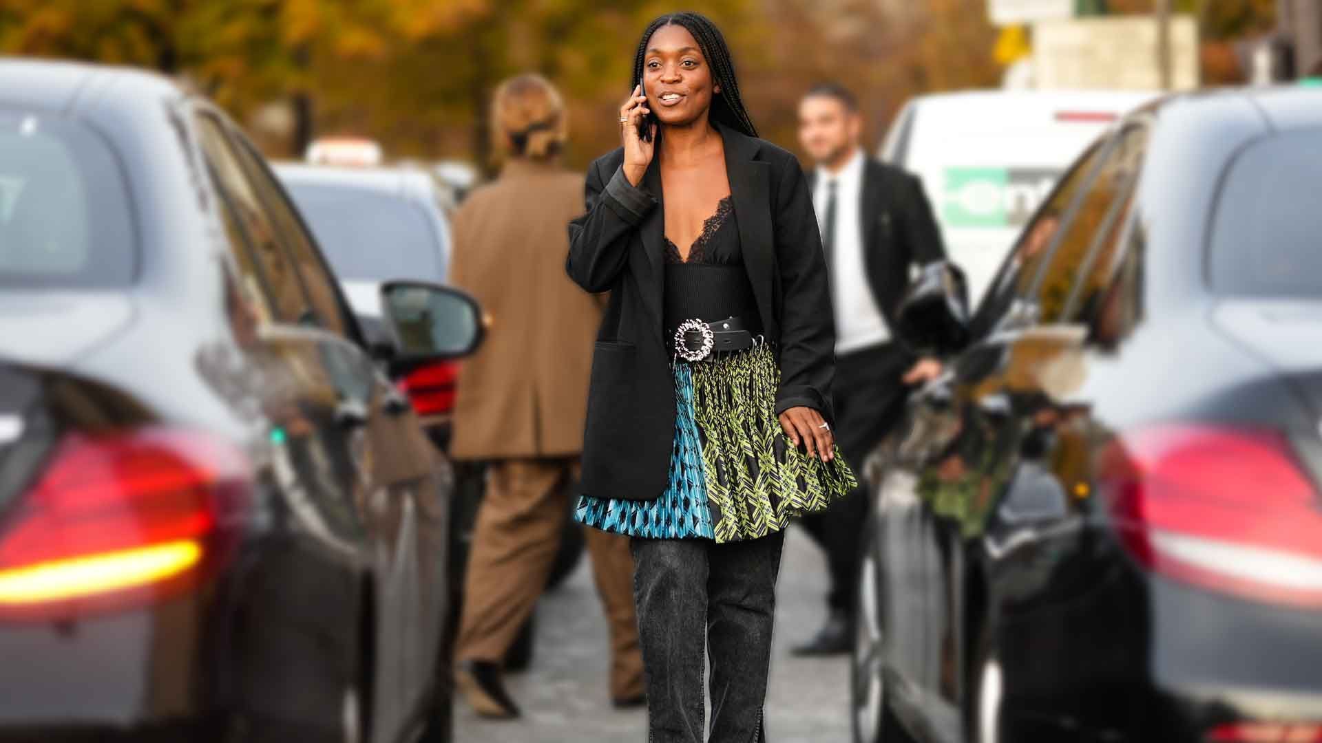 Skirt over pants: this Y2K trend is back and here's how we're wearing it now