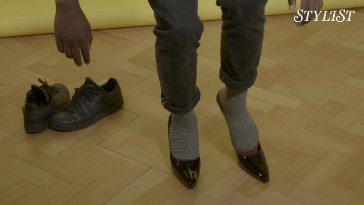 In Her Shoes | Stylist Men Find Out What it's Like to Walk in High Heels