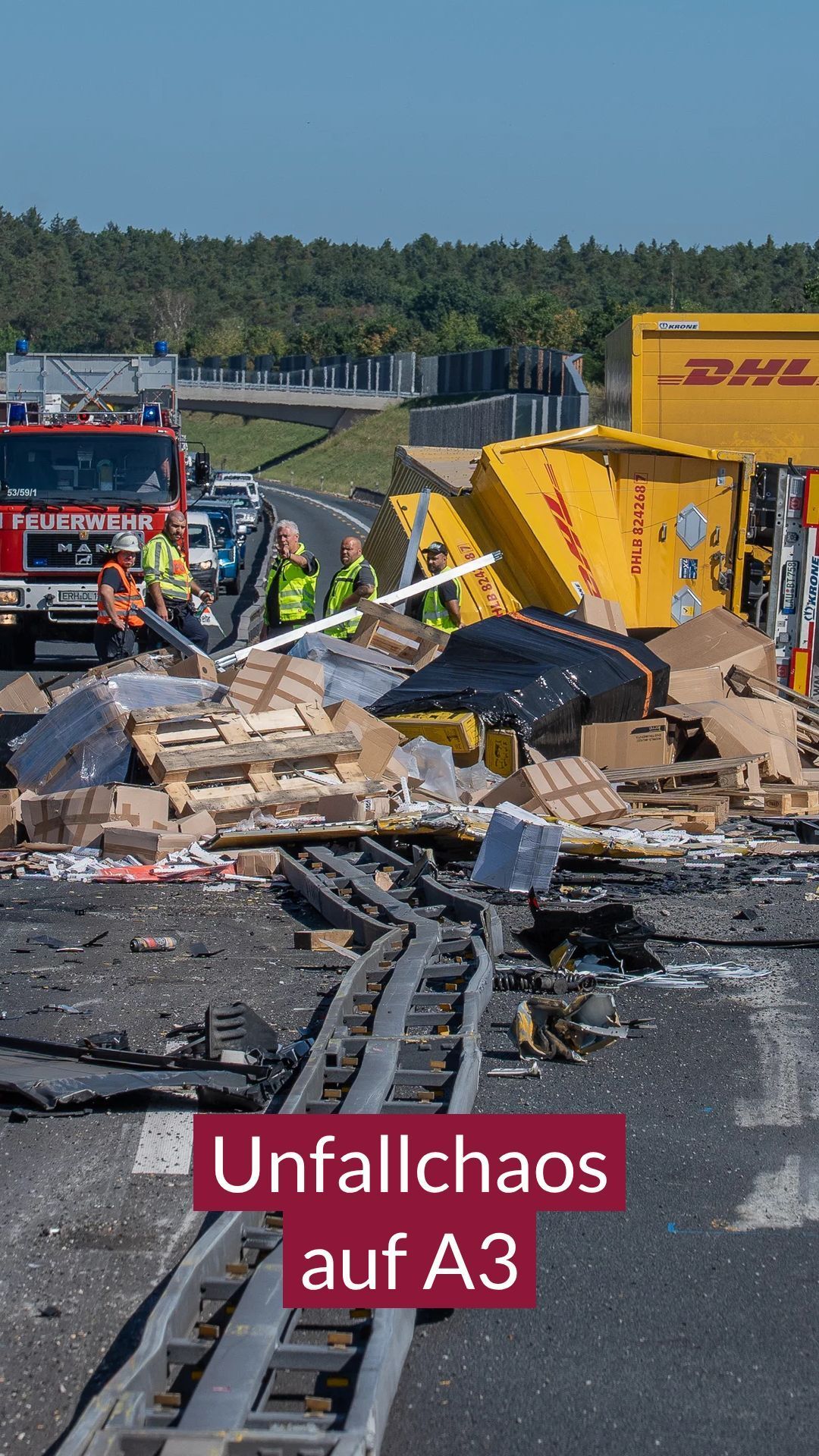 Video: Unfallchaos auf A3