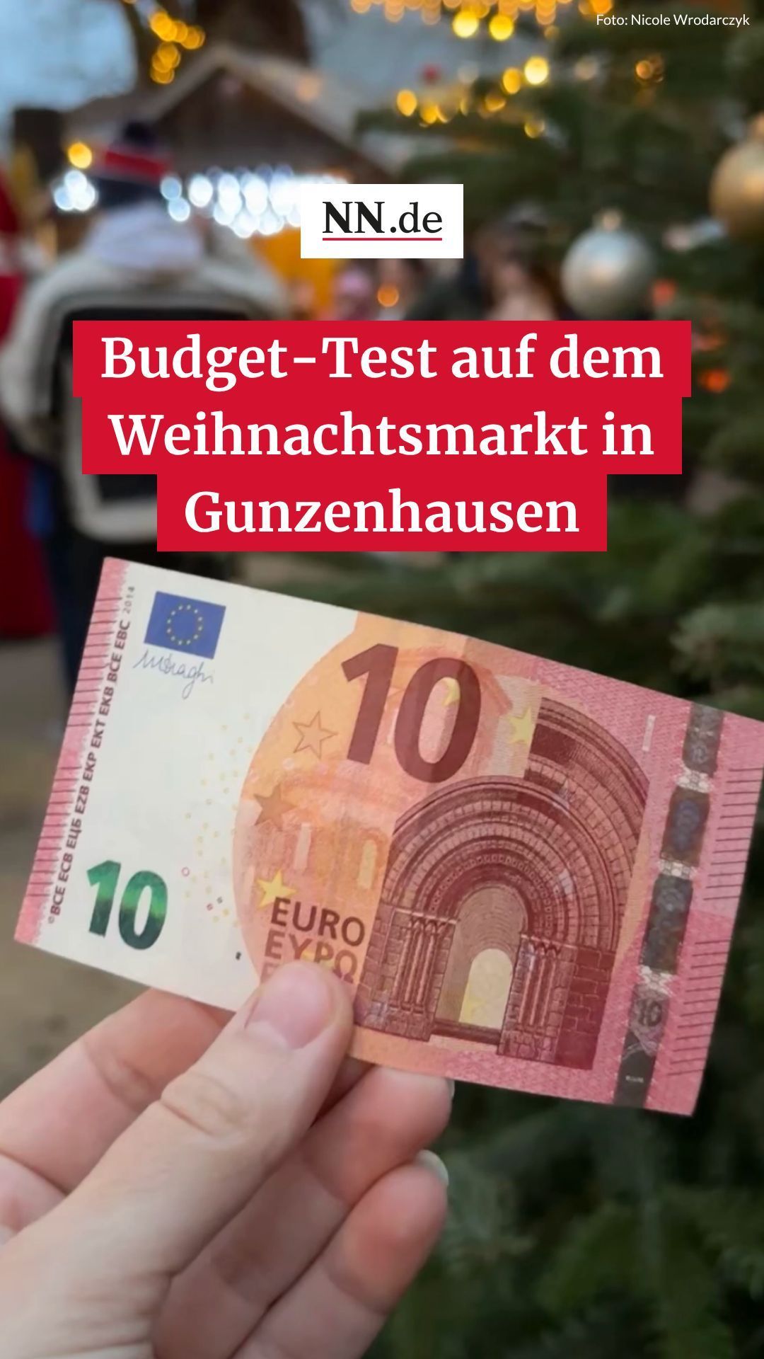 Video: Budget-Test auf dem Weihnachtsmarkt in Gunzenhausen