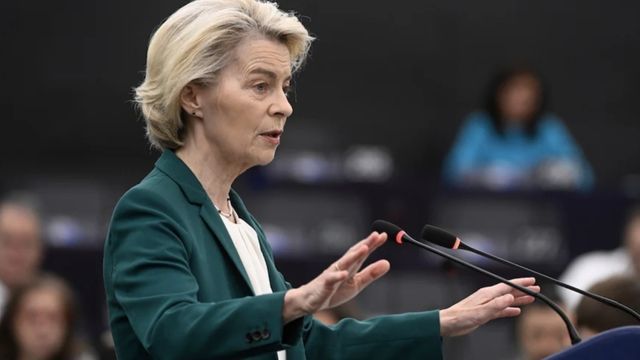 Von der Leyen macht Russland für Misstrauensantrag gegen sie verantwortlich