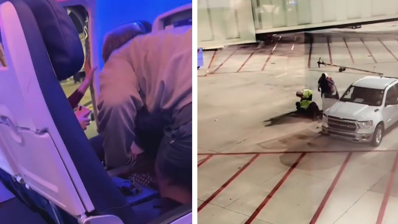 Chaos im Flugzeug: Passagier öffnet Notausgang und klettert auf Flügel