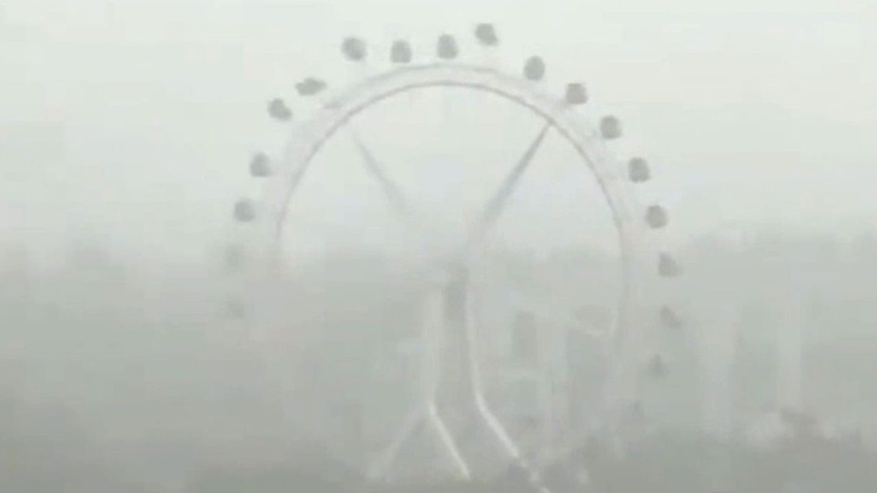 Gondel wirbelten um sich selbst: Taifun „Yagi“ trifft auf Riesenrad in China
