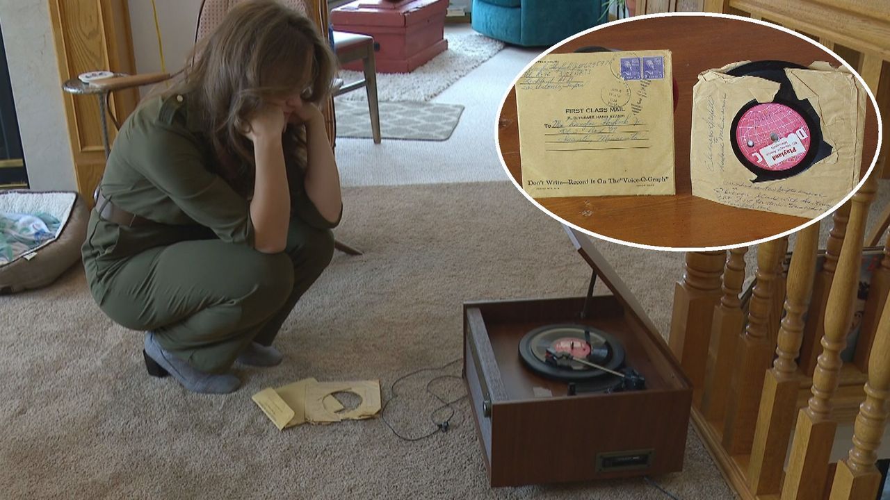70 Jahre alte Liebesbotschaften: Frau macht unglaublichen Fund auf Schallplatten