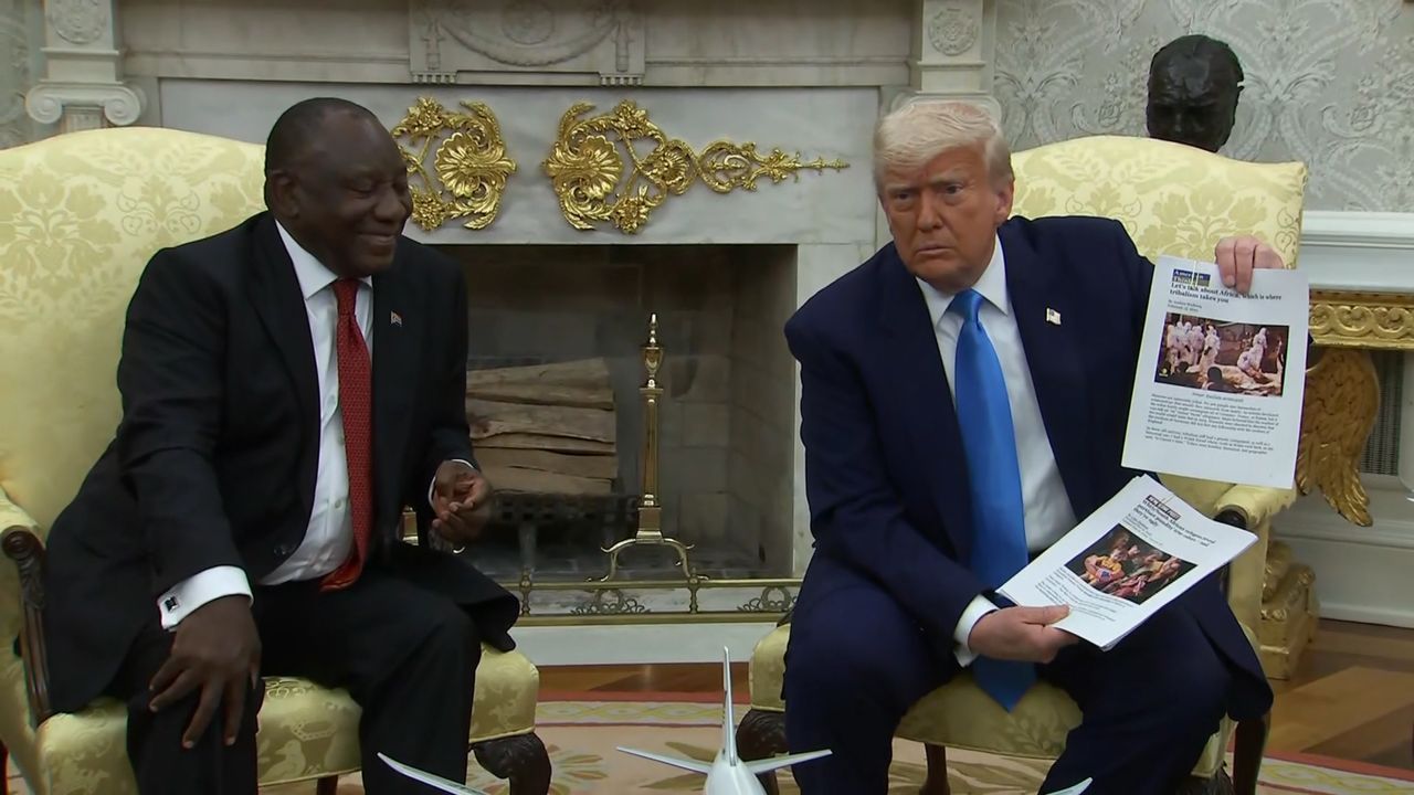 Treffen mit Ramaphosa: Trump wirft Südafrika „Völkermord“ an weißer Minderheit vor