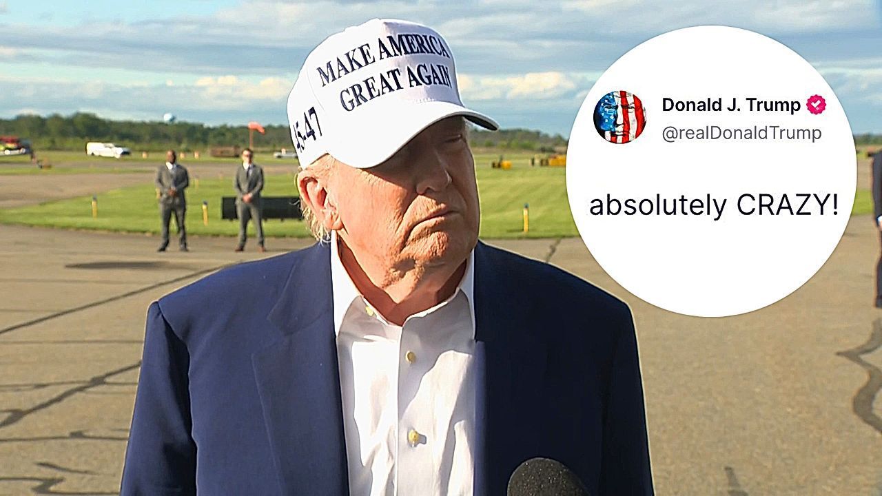 Video: „Putin ist verrückt geworden“: Trump wettert gegen den russischen Präsidenten