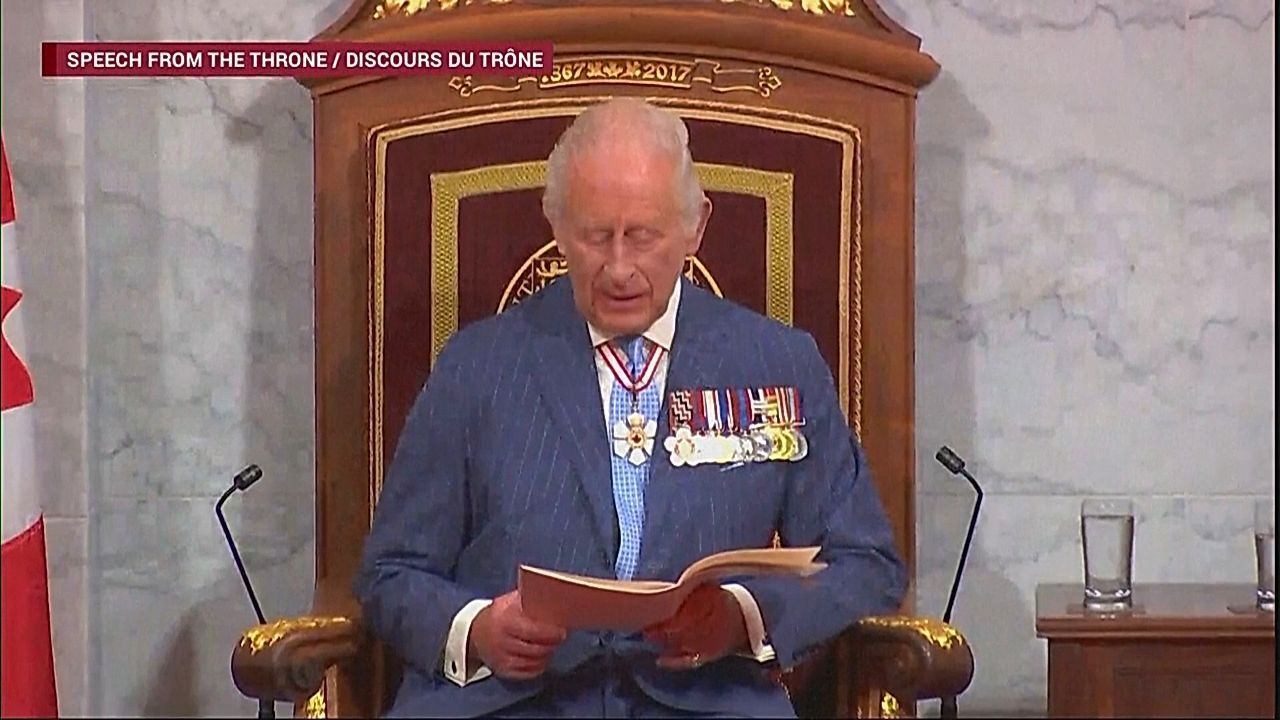 Charles in Ottawa: König eröffnet Parlament mit Seitenhieb auf Trump