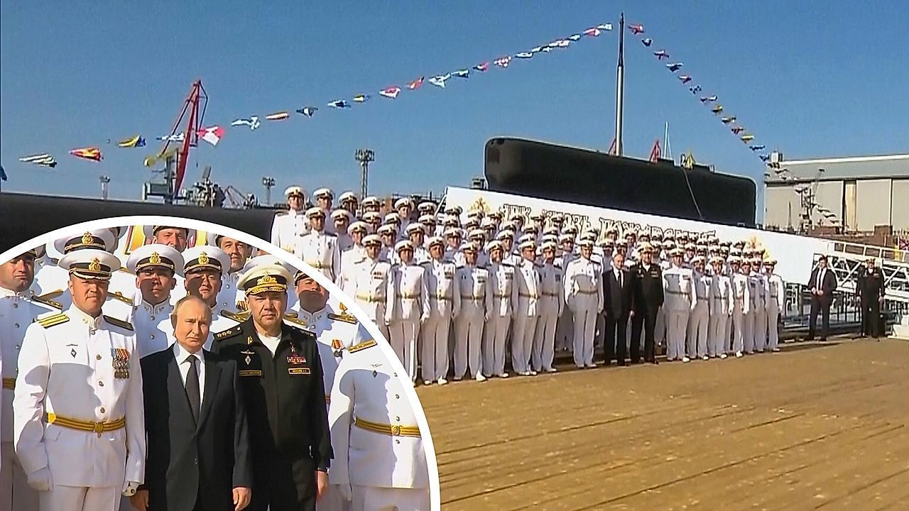 Machtdemonstration am Polarkreis: Putin weiht neues Atom-U-Boot ein