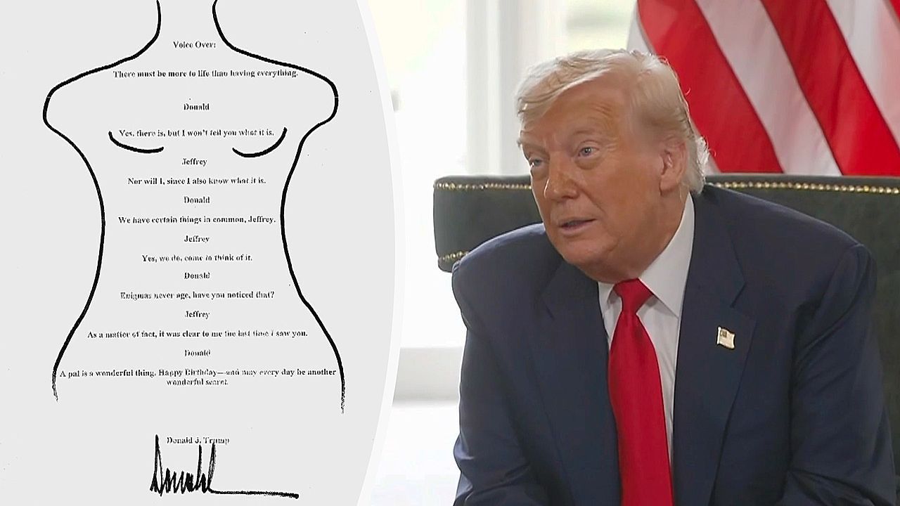 Epstein-Affäre: Mutmaßlicher Trump-Brief an Sexualstraftäter veröffentlicht