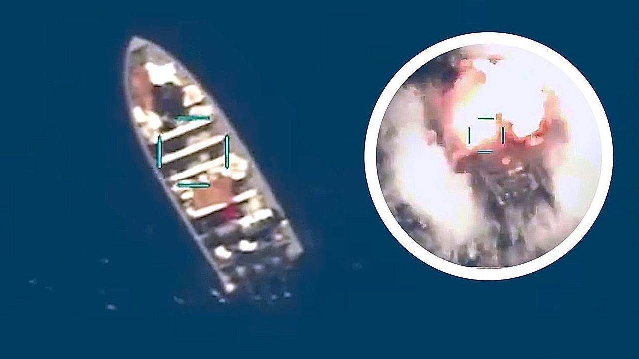 Four killed in latest US boat strike on 'narco-trafficking vessel'