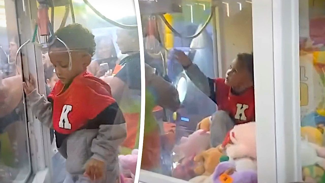 Caught in the Stuffed Animal Trap: Four-Year-Old Trapped in Claw Machine