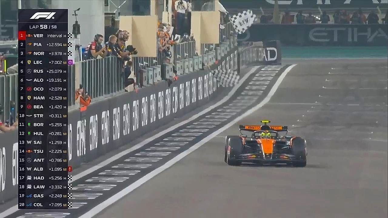 Moment: Lando Norris wins his first F1 world title