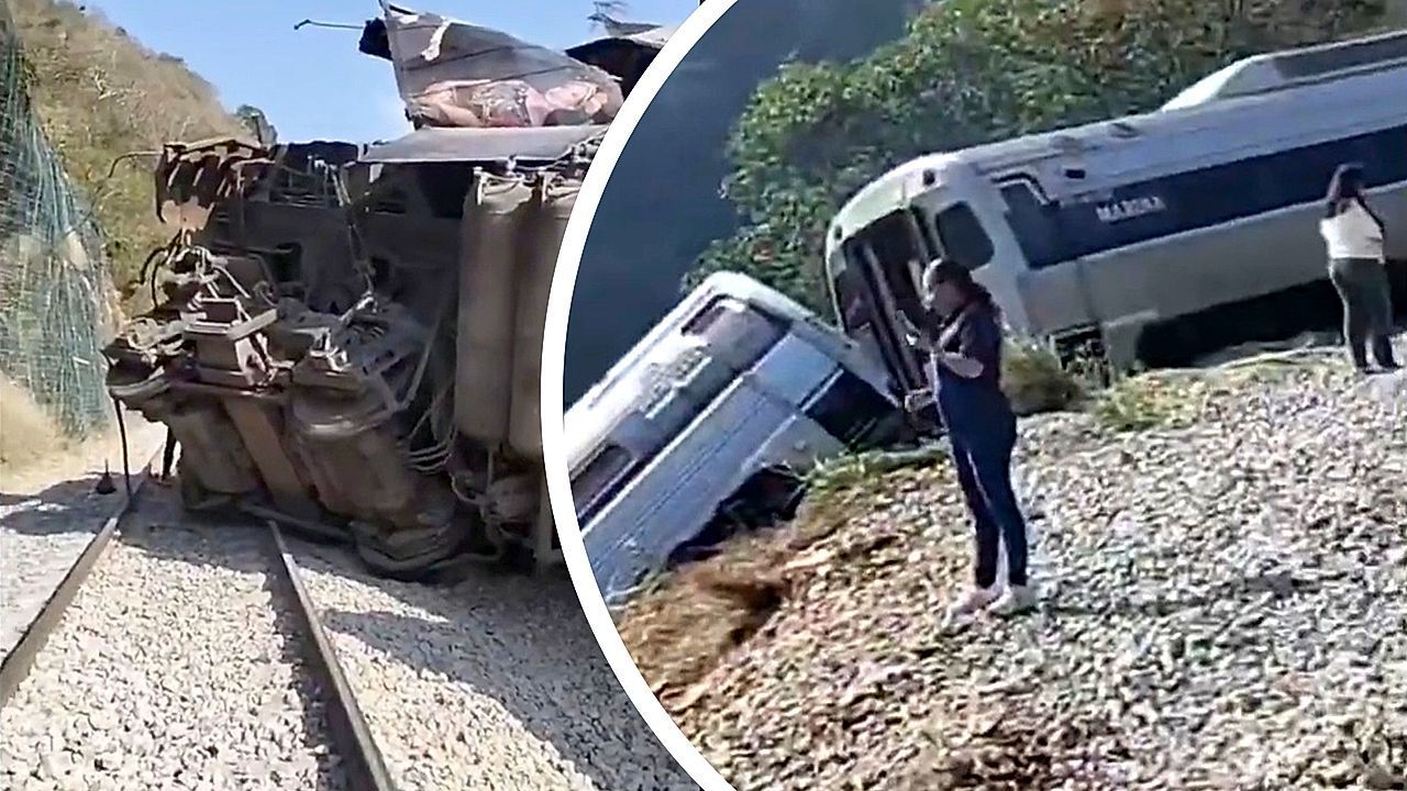 Video: Train carrying 250 passengers derails in Mexico, several dead and dozens injured