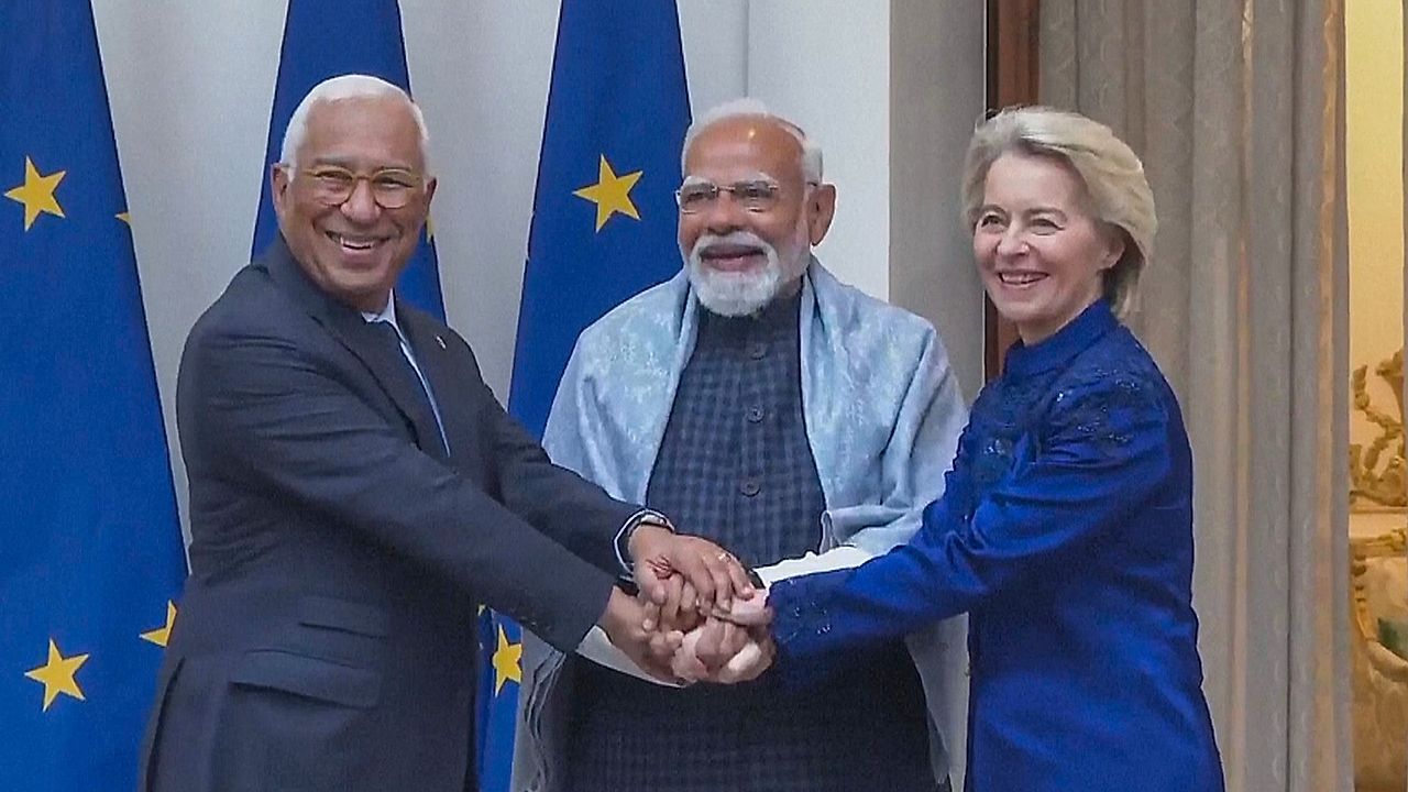 Video: Gewaltiger Markt: EU und Indien vereinbaren Freihandelsabkommen