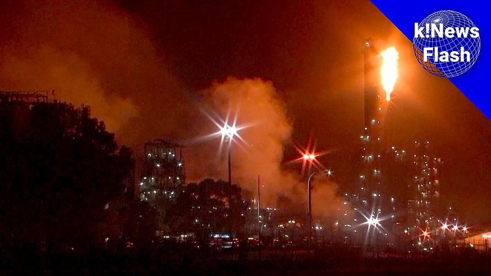 k!News-Schlagzeilen: Ölraffinerie in Flammen, Tödliche Angriffswelle, Vormarsch im Libanon