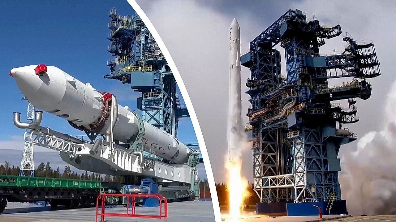 Video: Russland rüstet massiv auf: Rakete bringt Militärsatelliten ins All