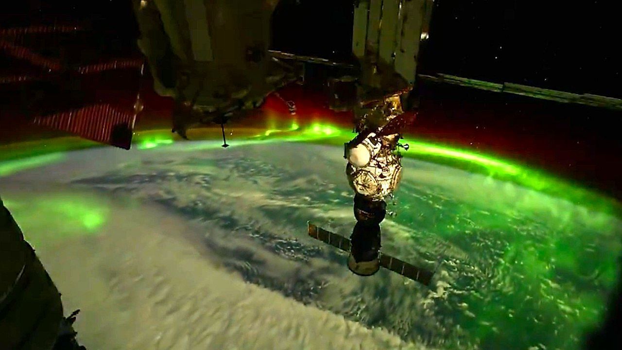 Video: NASA astronaut films first ever aurora from space during geomagnetic storm