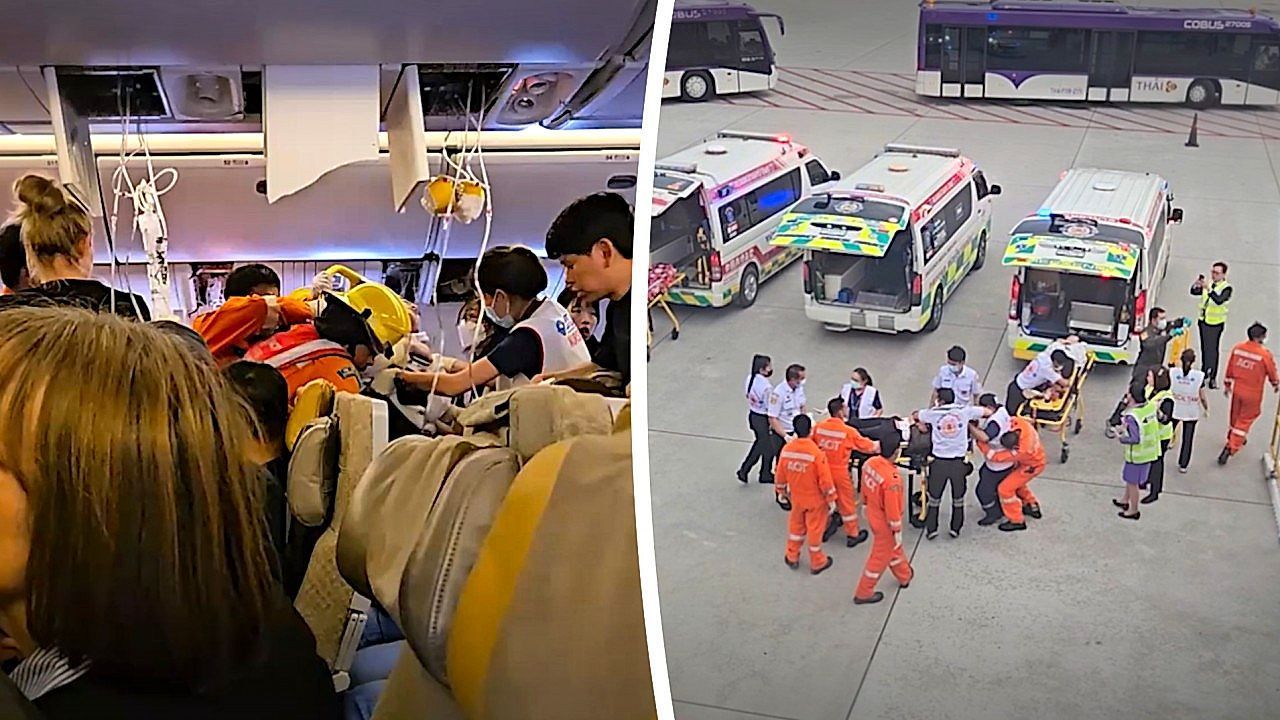 Video: Tod nach Turbulenzen: Britin verklagt Singapore Airlines nach Notlandung