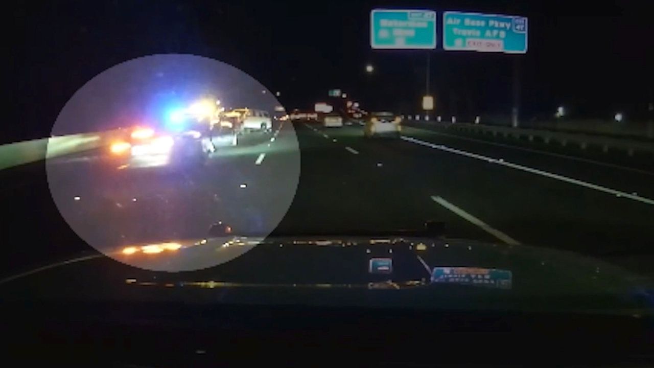 Tesla slams into police car at closed crash scene, driver blames Full Self-Driving
