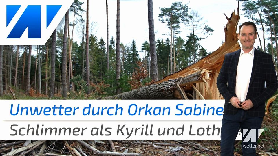 Orkan Sabine Extremer Aks Kyrill Und Lothar Heftiges Unwetter