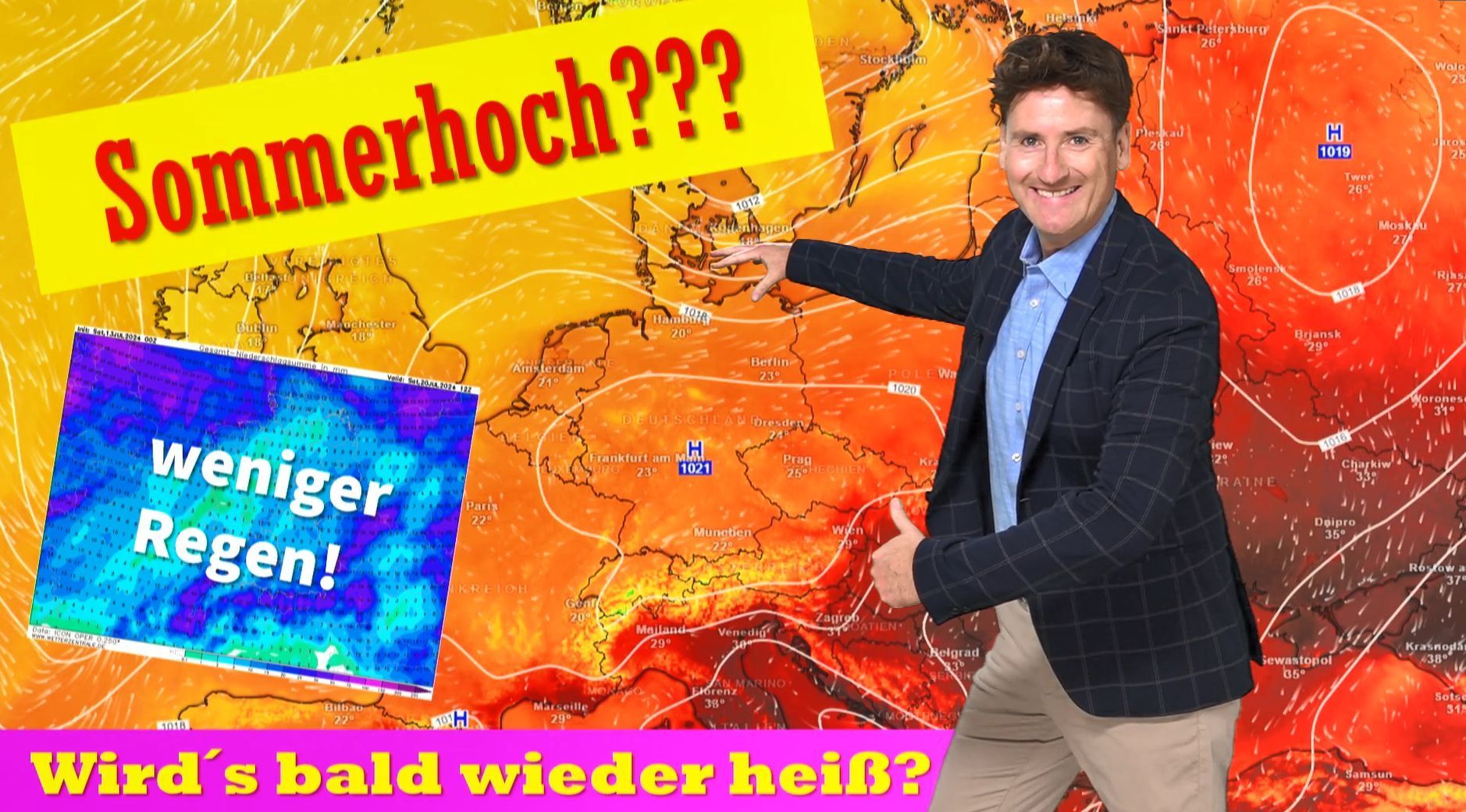Plötzlich Sommer in Deutschland! Wetterexperte Jung verspricht deutlich stabileres Wetter in der nächsten Woche!